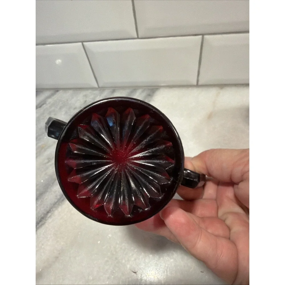Anchor Hocking ROYAL‎ RUBY Red 3 1/4